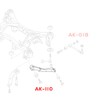 Godspeed AK-110-A Adjustable Toe Rear Trailing Arms With Spherical Bearings,