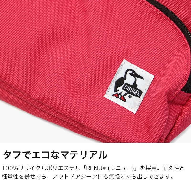[Chums] Recycled Shoulder Pouch, Black, Free size