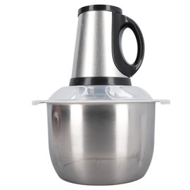 Qcwwy Stainless Steel Vegetable Cutter, Food Processor Shredder with 4L Capacity Meat Cutter Food Chopper Comfortable Use Multifunction Electric Cutter for Home Kitcen, Qcwwym0qs6dcga8