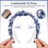 SOIMISS High Headband Jeans Headband Women's Blue Knotted Headband Blue