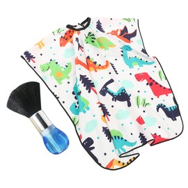 Ipetboom Professional Haircut Cape for Kids Kids Barber Cape Children's Haircut Accessory Barber Brush Neck Duster Brush