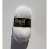 Opal Plain 4-Ply – 2620 White – 100 g Sock