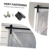 Mipcase 1Pair Zinc Alloy Barn Door Stopper Sliding Rail Device