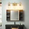 SOLFART Gold 3 Lights Bathroom Light Fixtures for Mirror Vanity