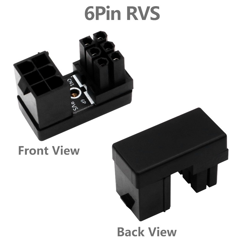 ATX 6Pin Adapter for Desktops Graphics Card Female to Male