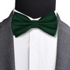 Branduce - Pajarita de doble pliegue preatada y bolsillo para
