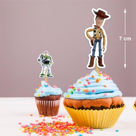 Toy Stry Cupcake Toppers – Fun Themed Party Decorations for Kids, Picks for Toy Stry Birthday & Celebration
