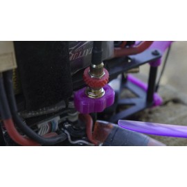 Kwad3d 2x Universal TBS/ SMA pigtail standoff mount for FPV drone multirotor - Orange