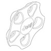 Mopar 5VC50MXFAA CAP WHEEL CENTER