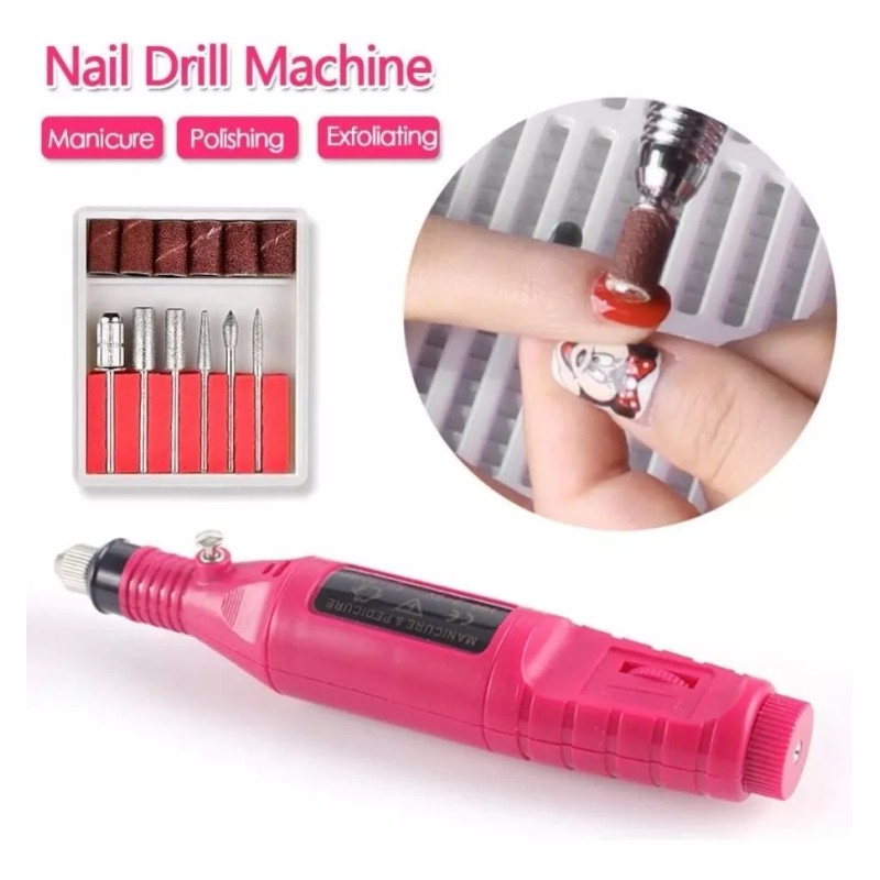 Kit De Taladro De Uñas Eléctrico, Kit De Manicura