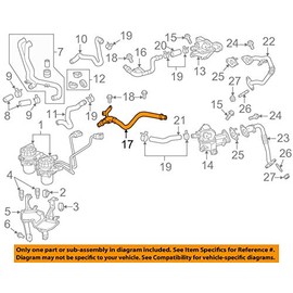 Toyota Genuine Parts - Tube, Air, No.2 (17362-38020)