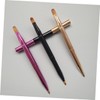 OHPHCALL 3pcs Retractable Lip Brush Concealer and Liner Brush Dual-ended