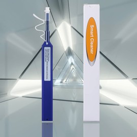 FYBOPTWU - 1 pc Fiber Cleaner Pen Fiber Optic Cleaing Pen for LC/MU Connector Over 800 Cleans Fiber End Face Cleans & Optical Connector Cleans