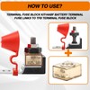 BUSSALIX Marine Rated Battery Fuse Block Kit, Ignition Protected, Durable
