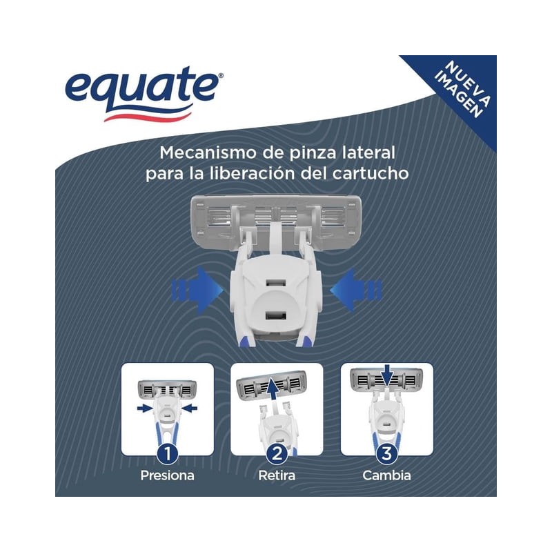 Cartuchos de repuesto Equate 4 pzas