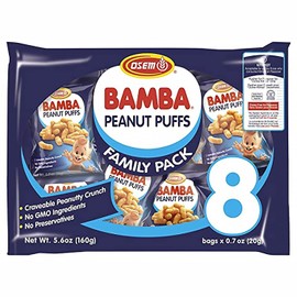Osem Bamba Peanut Butter Puffs Snack All Natural Corn Baby Snacks 8 Pk