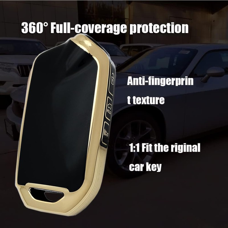 TECART Key Case Cover Fit for KIA Stinger K900 Soft
