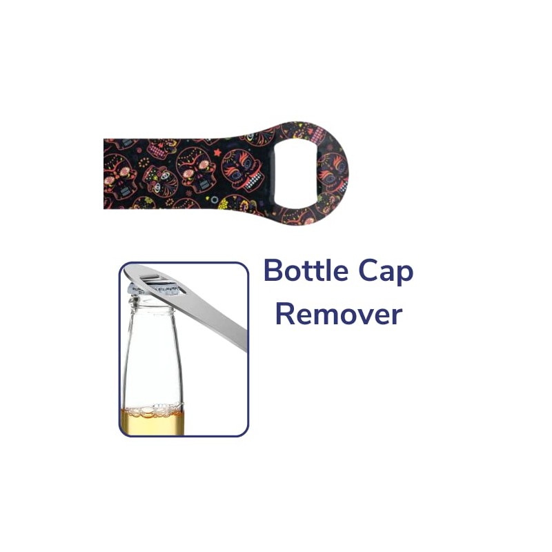 Mr. Tonic Sugar Skull Speed Opener for Soda, Beer, and