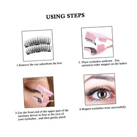 Healvian Magnetic Eyelash Curler Kit Stainless Steel Clamp Professional Makeup Tool for Natural Curling Lightweight and Portable for Everyday Use