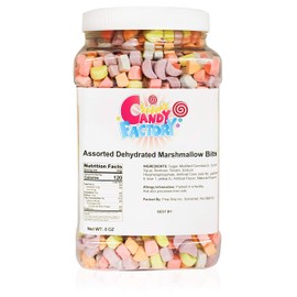 Sarah's Candy Factory Assorted Dehydrated Marshmallow Bits in Jar, 8 Oz