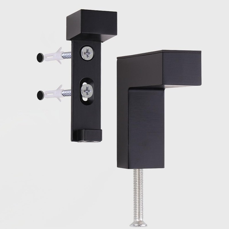 Metal Adjustable Wood/Glass Shelf Bracket Wall Mount, Mounting Brackets, Wall