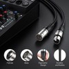 EBXYA Cable XLR de 50 pies, 2 paquetes de cable