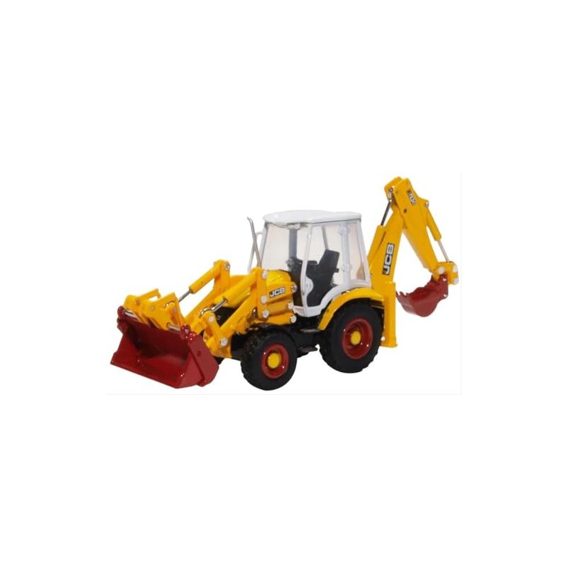 Oxford Die Cast JCB 3CX Eco Backhoe Loader 70th Anniversary