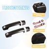 LLKUANG ABS Car Exterior Door Handle Decorative Cover Trim Fit