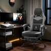 400lbs Big and Tall Fabric Gaming Chair with Massage and