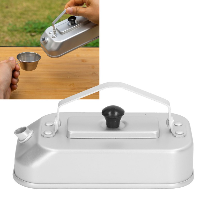 300ML Camping Boiling Water Pot Aluminum Lightweight Portable Camping Tea
