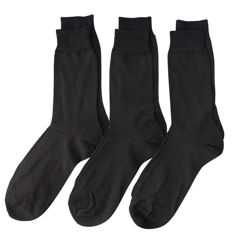 Hayashi BC703 Men's Socks, Deodorizing Mesh, Set of 3, Military