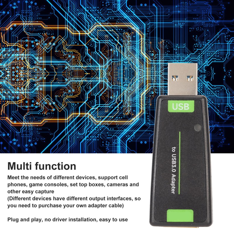 4K Video Capture Card HD Multimedia Interface to USB 3.0