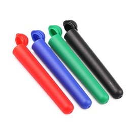 lasenersm 4 Pieces Cigar Tube Cigar Case Box Plastic Cigar Storage Tube Cigar Storage Case Box Cigar Holder Cigar Container with Lid, Multicolor