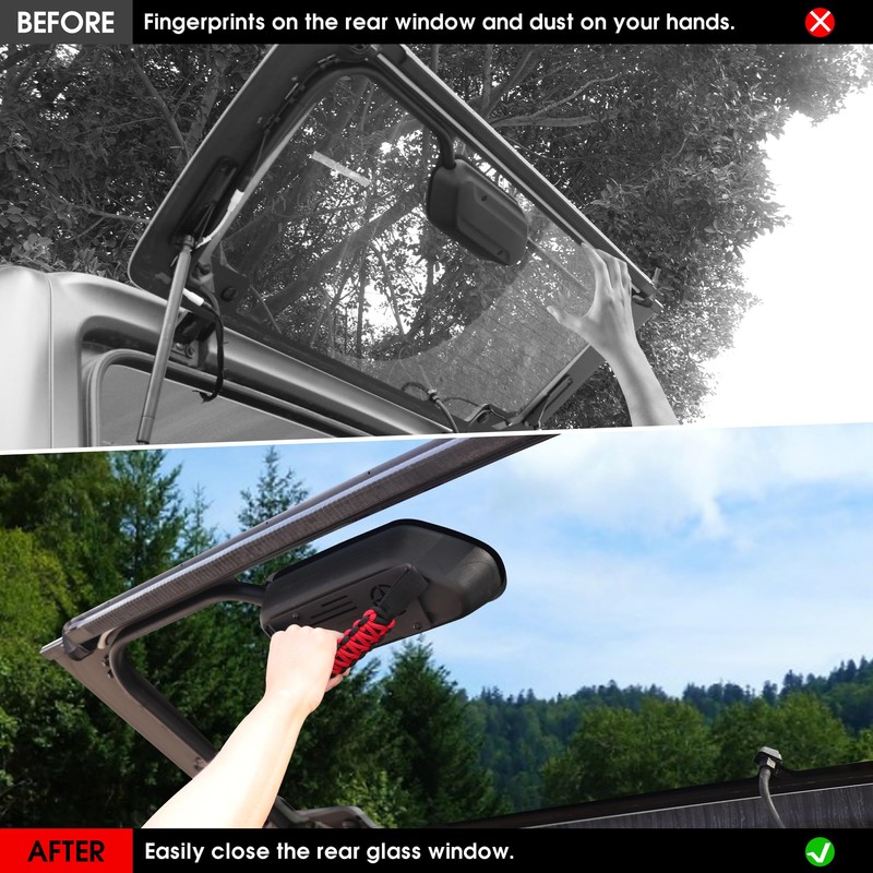 BESTAOO Rear Window Grab Handle for 2018-2024 2025 2026 Jeep