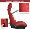 TINRAIYANG Car Seat Covers Front Pair, Breathable Leather Automotive Front