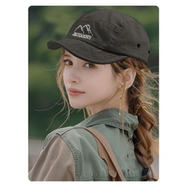 YAMEE Baseball Cap Women's Cotton Short Eaves Peaked Cap Men's Sun Protection Baseball Cap Women's Breathable Sun Hat Women's Soft Cap Men's Adjustable Summer Hat Unisex Outdoor Mountaineering Hat