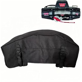 Cubierta para cabrestante, resistente a los rayos UV e impermeable, ajuste seguro con cordón ajustable para cabrestantes eléctricos de 12000 libras para interiores y exteriores