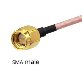 Vecys SMA Male to UHF Female RF Coaxial Coax Cable SMA Male to SO-239 Pigtail RG316 3ft/1m for SDR UV-5R Series Handheld CB Radio Two Way Radio, Walkie Talkie