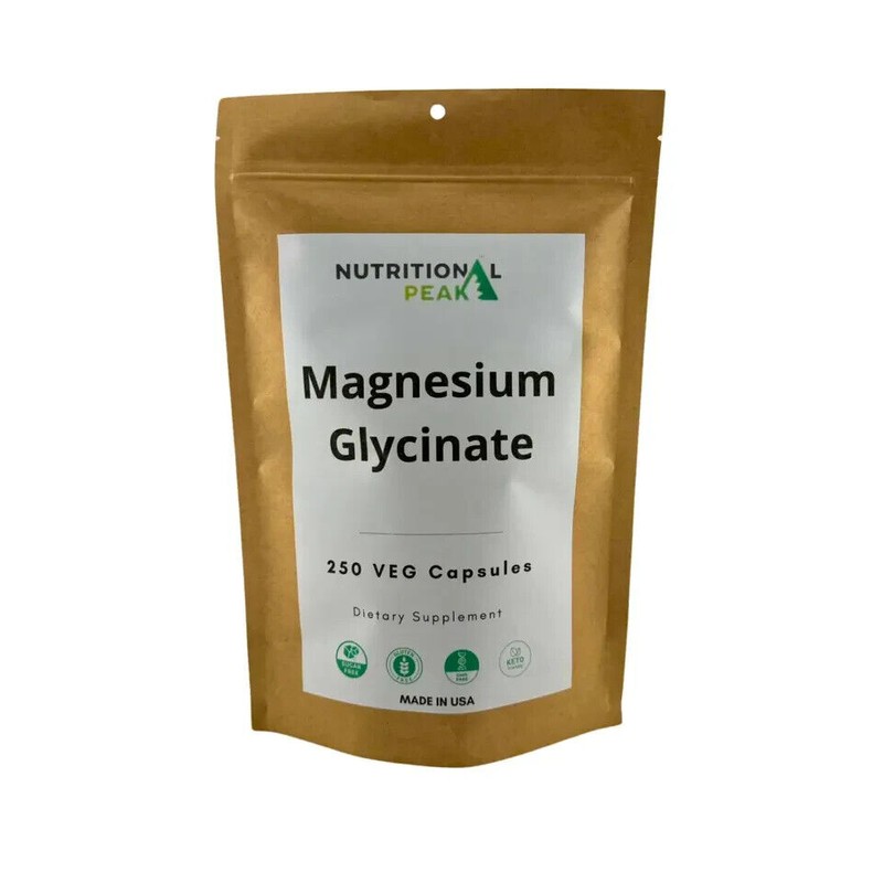 Peak Nutritional Peak Magnesium Glycinate 250 VEG Capsules