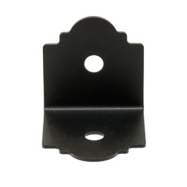 Simpson Strong-Tie Outdoor Accents Mission Collection ZMAX, Black Powder-Coated 90 Angle for 4X