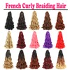 conrora French Curl Braiding Hair 24 Inch 2 Packs Bouncy