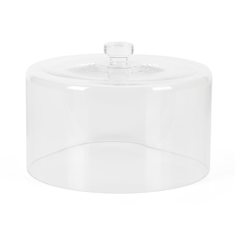 Martha Stewart Highbrook 10 Inch Jadeite Cake Stand with Glass
