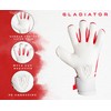 Keeperking GladiatorKing Negative Cut Professional Men's Goalkeeper Gloves with Professional
