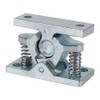 Sdjdhej Cabinet Double Roller Lock Buckle, 1 Pieces Zinc Alloy