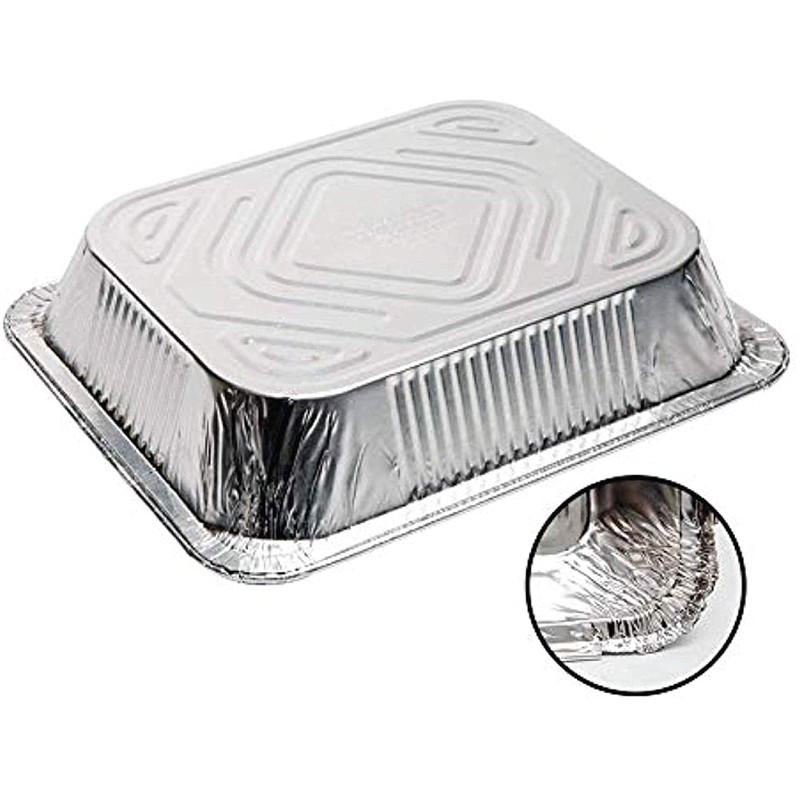 FUNSTITUTION Aluminum Foil Pans 9x13 (30 Pack) - Disposable Aluminum