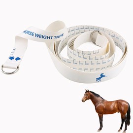 Horse Weight Tape, Portable Horse Measuring Stick for Height and Weight Double Scale Horse Waist Measuring Tape, Easy-Measure Height and Weight Tape, Animal Weight Tape Horse Tape Measure