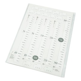 Sanko Mark Industrial House Jida Wall Sticker Height Scale PWS-185