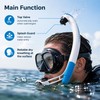 Dry Snorkel for Adult Swimming & Diving – Splash Guard