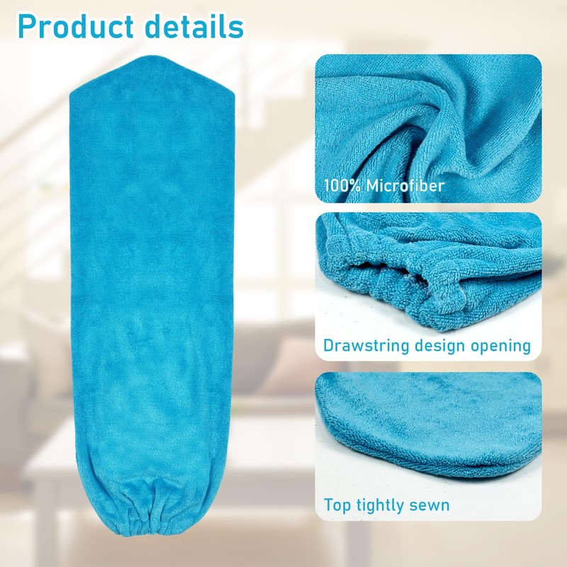 4 PCS Ceiling Fan Duster Kits,100% Microfibre Fan Blade Cleaner