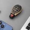 ELOHEI Key Fob Cover for Dodge, Premium Soft Full Protection
